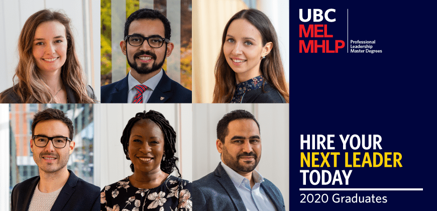 UBC MEL MHLP Employer Hire Your Next Leader 2020