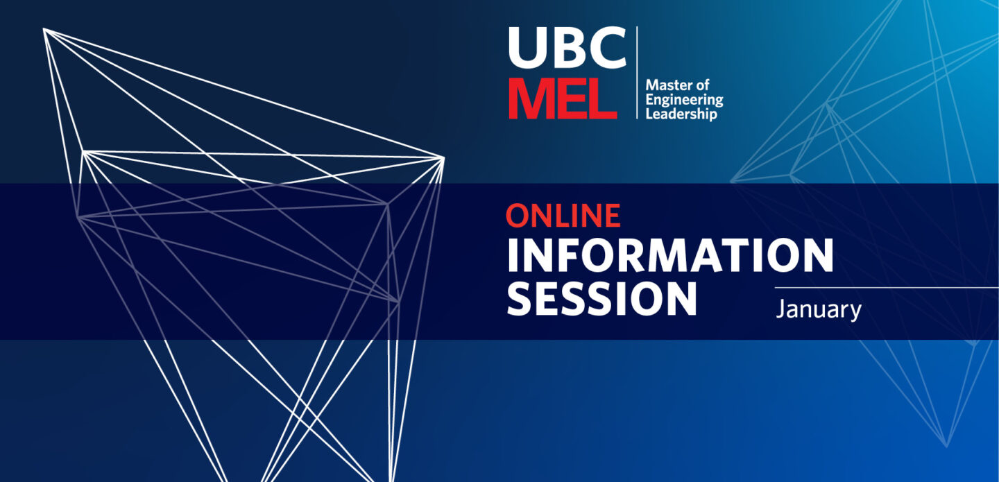 UBC MEL January Information Session