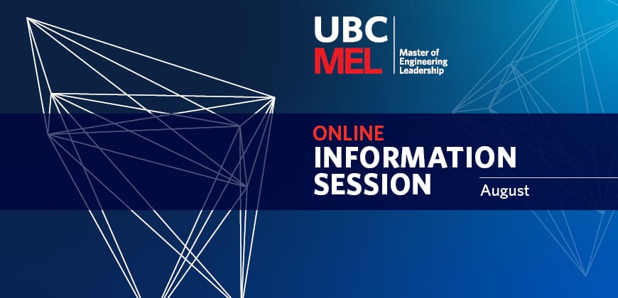 UBC MEL August Information Session